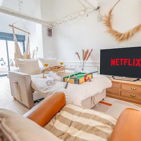 Le Loft Lillois I Centre I Terrasse I Bbq I Netflix - Le Loft Lillois L Centre I Terrace I Bbq I Netflix 아파트 릴