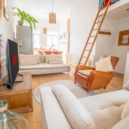 Le Loft Lillois I Centre I Terrasse I Bbq I Netflix - Le Loft Lillois L Centre I Terrace I Bbq I Netflix 아파트 *